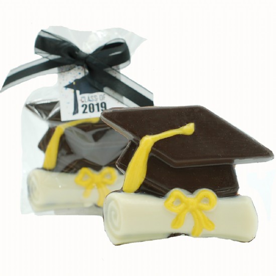 Chocolate Cap and Diploma 1 oz