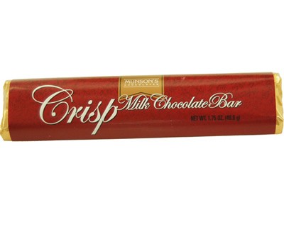 Milk or Dark Chocolate with Crispy Rice Bar Small 1.4 oz